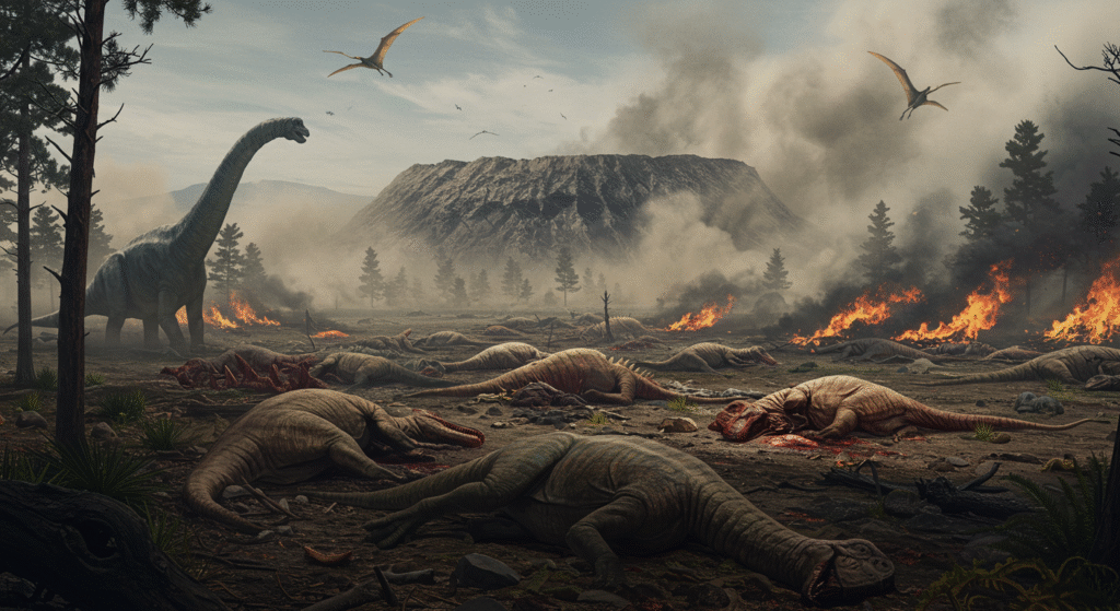 dinossauros foram extintos